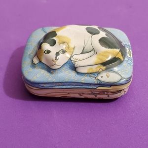 Rare 1984 Hunkydory England Cat Tin by: Dana Kubick